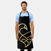 Sankofa Ascension Sankofa Bird エプロン (着用した状態)