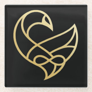 Sankofa Ascension Sankofa Bird  Coasters ガラスコースター
