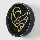 Sankofa Ascension Sankofa Bird Wall 壁時計 (傾斜)