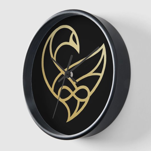 Sankofa Ascension Sankofa Bird Wall 壁時計 (傾斜)