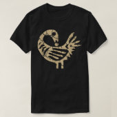 Sankofa Bird African Bird Simple Pattern Juneteent Tシャツ (デザイン正面)
