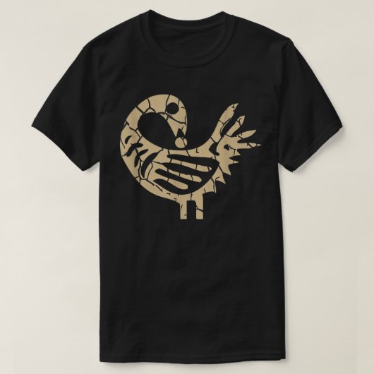 Sankofa Bird African Bird Simple Pattern Juneteent Tシャツ (デザイン正面)