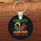 Sankofa Symbol And Adinkra Ghana For Black History キーホルダー (正面)