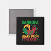 Sankofa Symbol And Adinkra Ghana For Black History マグネット (正面/裏面)