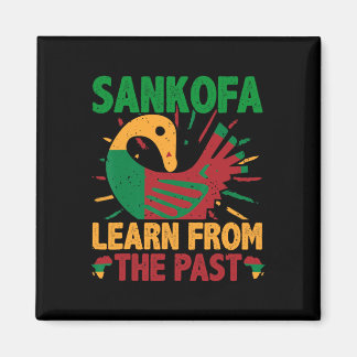 Sankofa Symbol And Adinkra Ghana For Black History マグネット