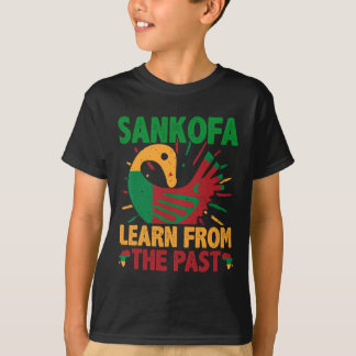 Sankofa Symbol And Adinkra Ghana For Black History Tシャツ
