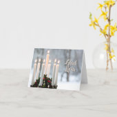 Sankt Lucia | Luciafest カード (黄色い花)