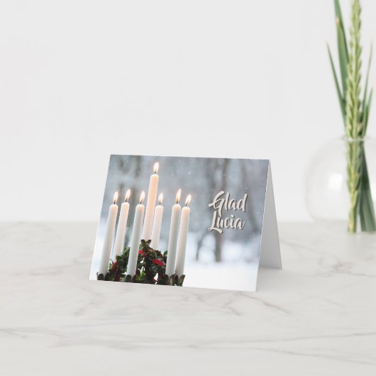 Sankt Lucia | Luciafest カード (正面)