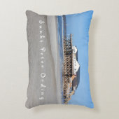 Sankt Peter Ording House on stilts photo with文字 アクセントクッション (正面(垂直))