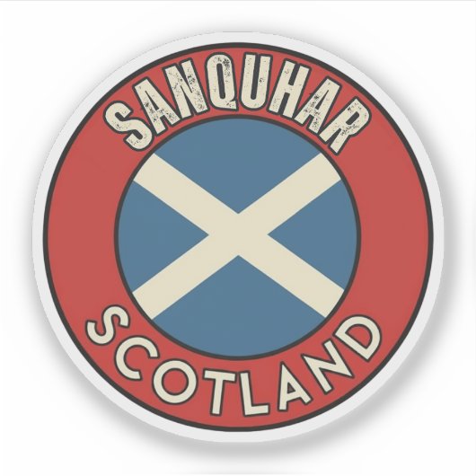 Sanquhar, Scotland シール (正面)