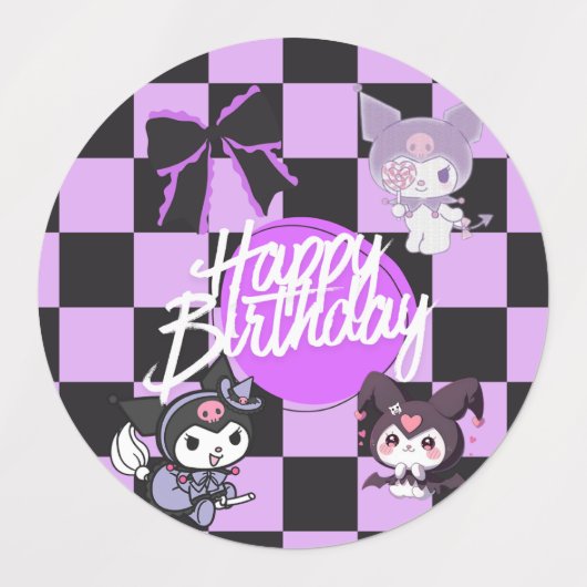 Sanrio characters stickers  ラベル (デザイン2)