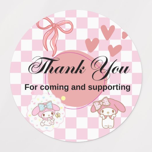 Sanrio characters stickers  ラベル (デザイン1)