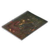 Sans Merci 1893年Laの美女の貴婦人(キャンバスの油) ノートブック (左側)