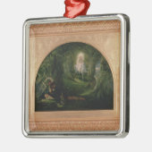 Sans Merci Laの美女の貴婦人 メタルオーナメント (左)