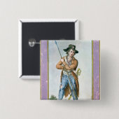 Sansculotteパリ 缶バッジ (正面&裏面)