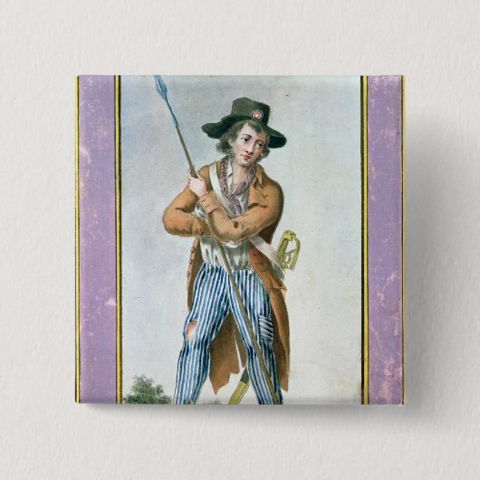 Sansculotteパリ 缶バッジ (正面)