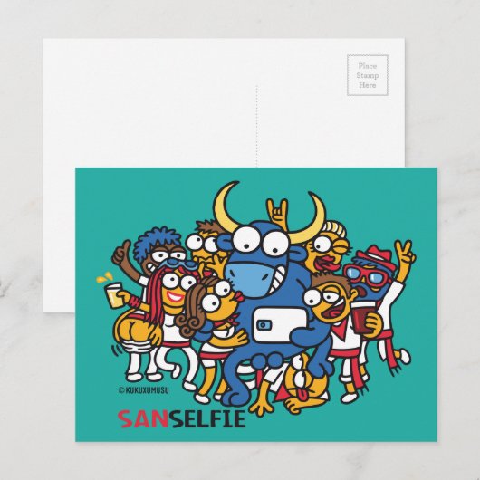 Sanselfie ポストカード (正面/裏面)