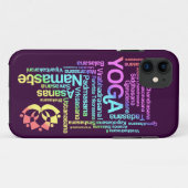 Sanskritのパステル調の虹のヨガの位置 Case-Mate iPhoneケース (裏面(横))