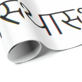 sanskrit信念: Tathastuのヨガ、黙想 ラッピングペーパー (ロールコーナー)