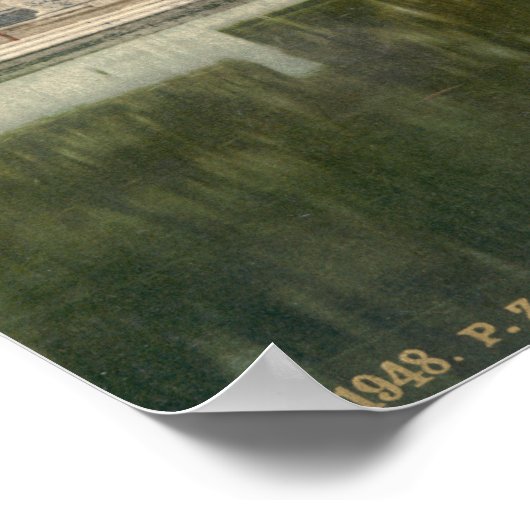 Sanssouci Palace, Potsdam, Berlin, Germany ポスター (角)