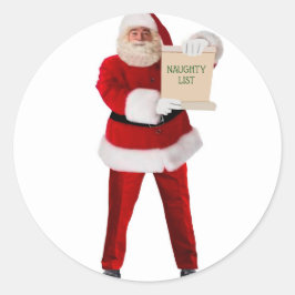 Santのリストいけなラウンド封筒用シール ラウンドシール