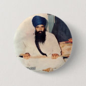 Sant Jarnail Singh Ji Khalsa Bhindranwale 缶バッジ (正面)