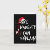 Santaいけな Coのクリスマスリストを説明できるいいね カード (黄色い花)