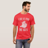 Santaおもしろい Clause I Do For The Ho's Santa Men Tシャツ (正面フル)