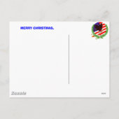 SANTAすごい by Charis Dondeli シーズンポストカード (裏面)