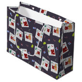 Santaとの抱き枕 ラージペーパーバッグ (正面アングル)