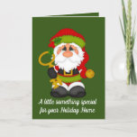 Santaのシークレット鍵追加メッセージ シーズンカード<br><div class="desc">デザインby www.etsy.com/shop/TreasureBoxDigitalsカード内の鍵をテープに貼る！</div>