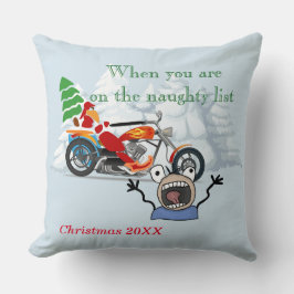 Santaのリストに入っていいけなる場合 クッション