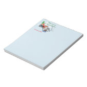 Santaのリストに入っていいけなる場合 ノートパッド (回転)