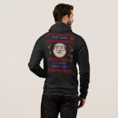 Santaのリストに表示される可能性がいけな最も高い編集可能 パーカ (裏面フル)