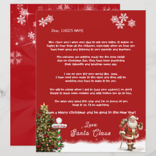 Santaの親書Your Child North Pole