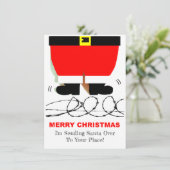 Santaの送信 – クリスマスカードホリデーカード シーズンカード (スタンド正面)