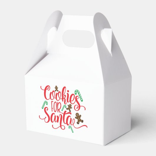 SantaのCookie フェイバーボックス (裏面サイド)