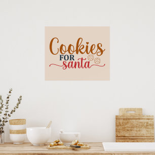 SantaのCookie ポスター