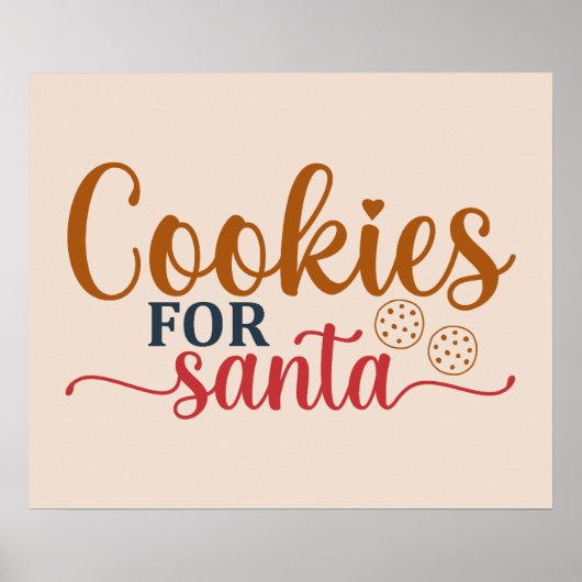 SantaのCookie ポスター (正面)