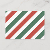 Santaはキャンディーズのエンクロージャカードの数を推測 エンクロージャーカード (裏面)