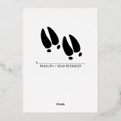 Santaカスタム承認ニースリスト賞フォイルカード 箔シーズンカード (裏面)