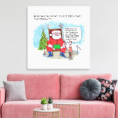 Santaキャンバスの印刷を指示 キャンバスプリント (インサイチュ (リビング))