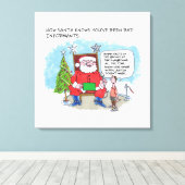 Santaキャンバスの印刷を指示 キャンバスプリント (インサイチュ (ウッドフロア))