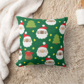 Santa句のパターン クッション (ブランケット)