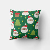 Santa句のパターン クッション (裏面)
