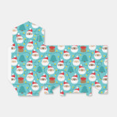 Santa句のパターン フェイバーボックス (折り畳みなし)
