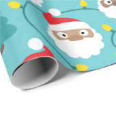 Santa句のパターン ラッピングペーパー (ロールコーナー)