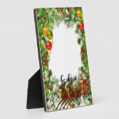 Santa句フレーム フォトプラーク (側面)