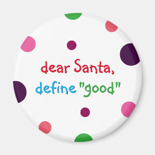 Santa親愛がGood Kids Christmas Magnetをおもしろい定義 マグネット