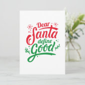 Santa親愛 DefineのGood サンキューカード (スタンド正面)